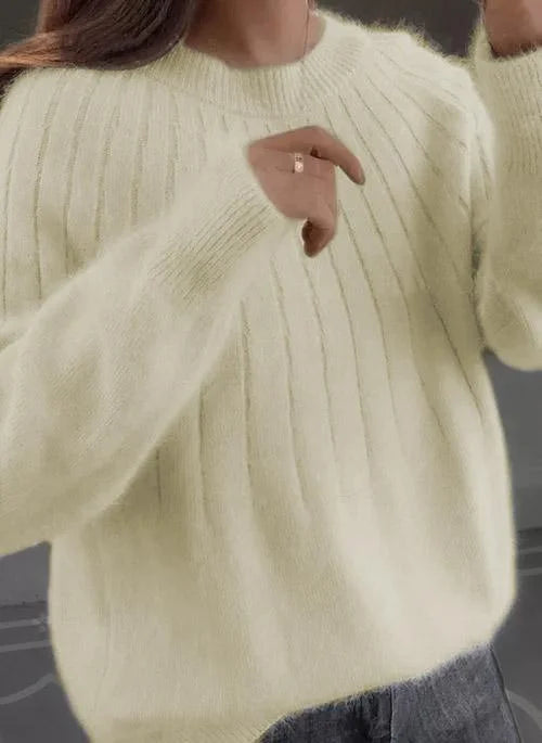 SHARON | Sweter dziany