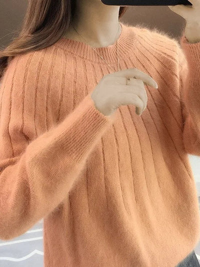 SHARON | Sweter dziany