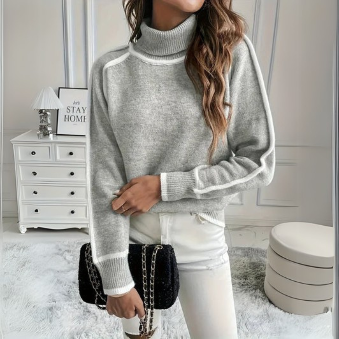 AURORA | Elegancki sweter z golfem