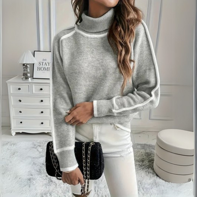 AURORA | Elegancki sweter z golfem