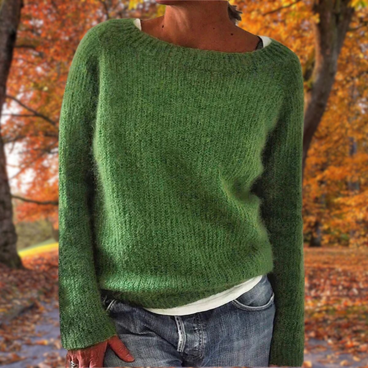 LIETTA |  Elegancki klasyczny sweter