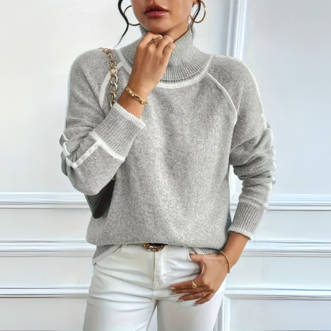 AURORA | Elegancki sweter z golfem