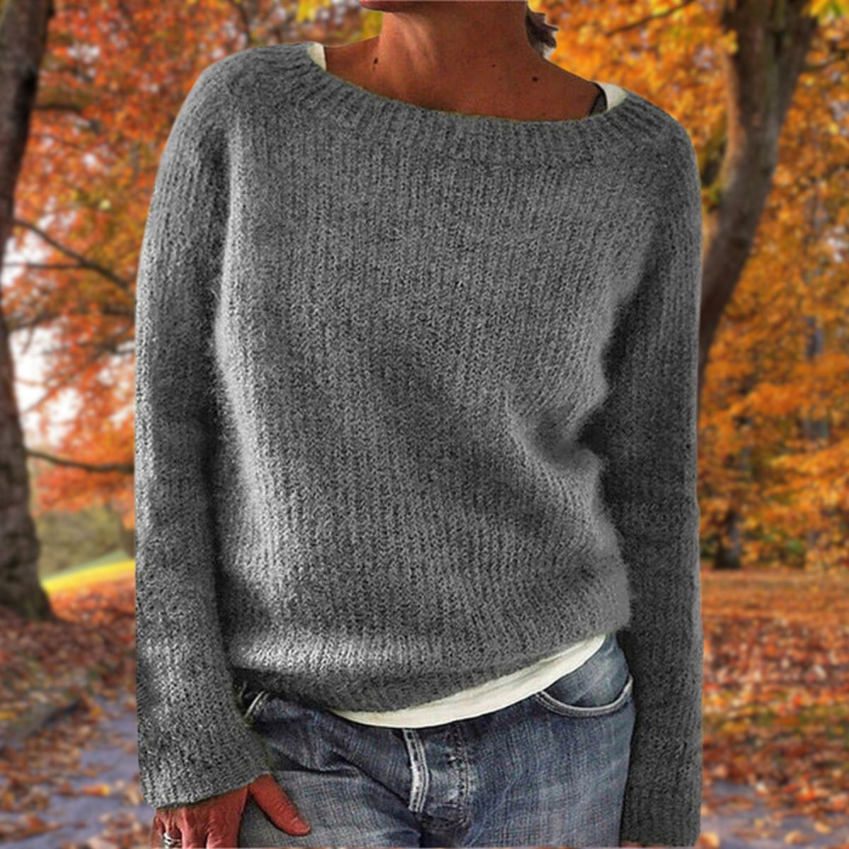 LIETTA |  Elegancki klasyczny sweter