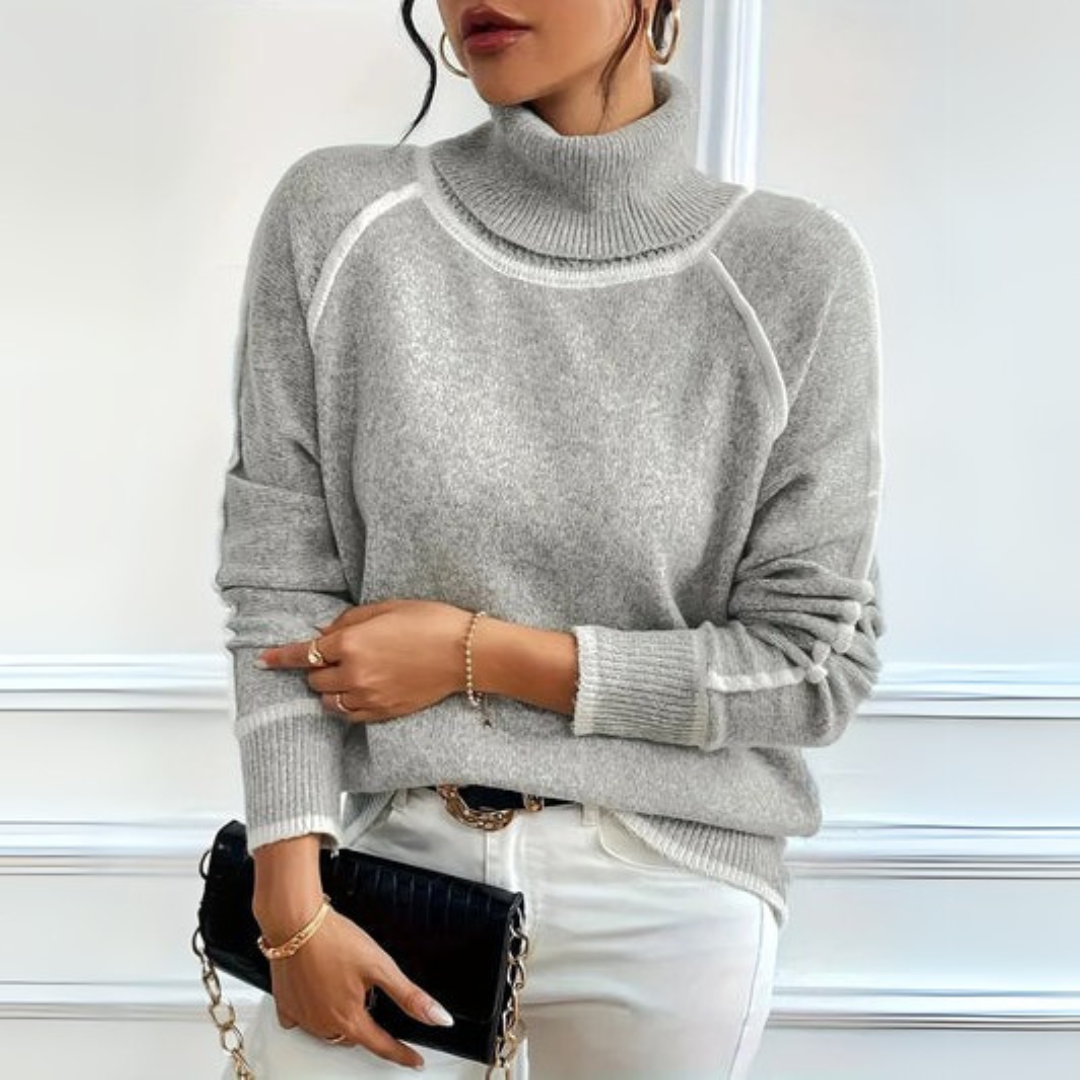 AURORA | Elegancki sweter z golfem