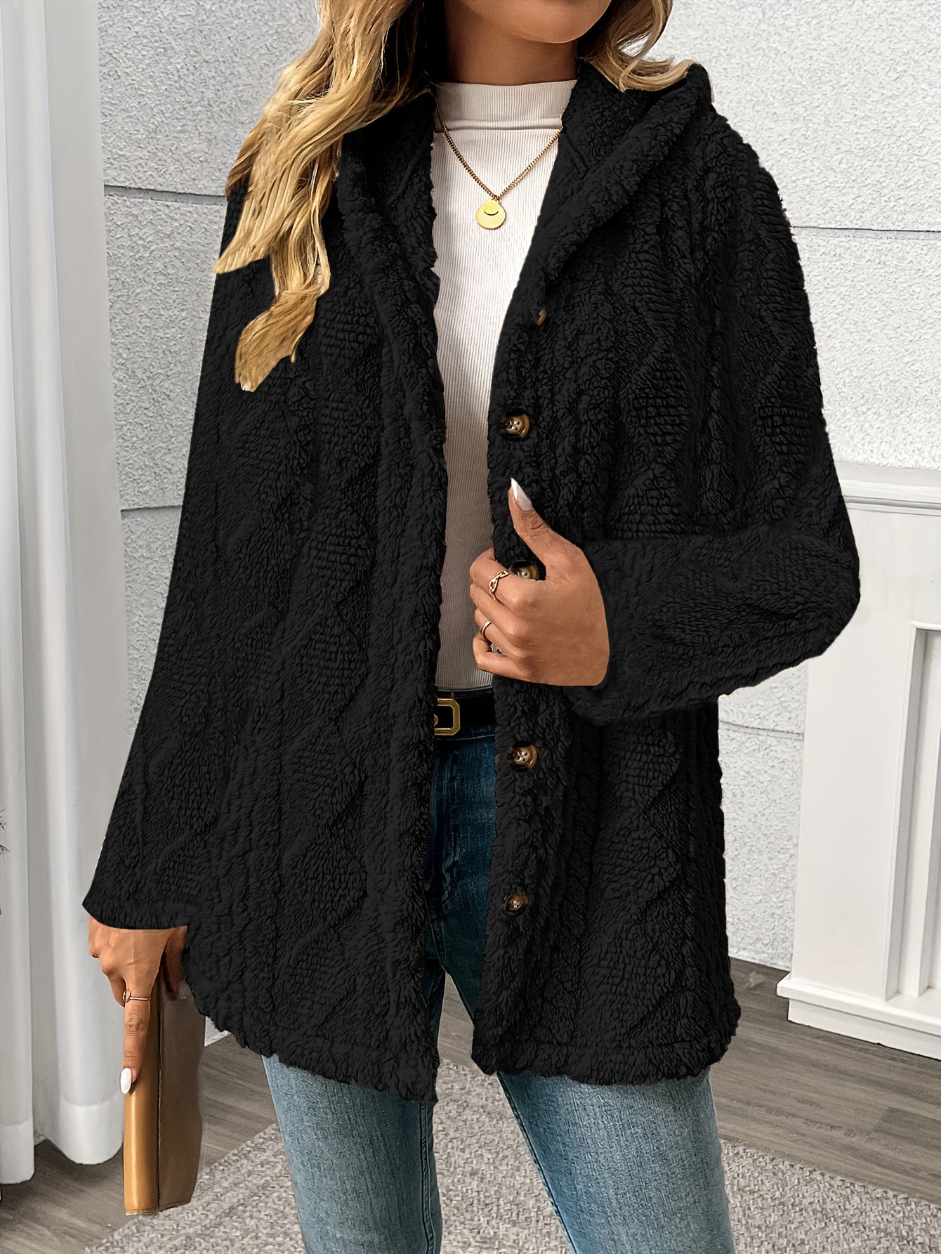 CELINE | Miękki Teddy kamizelka