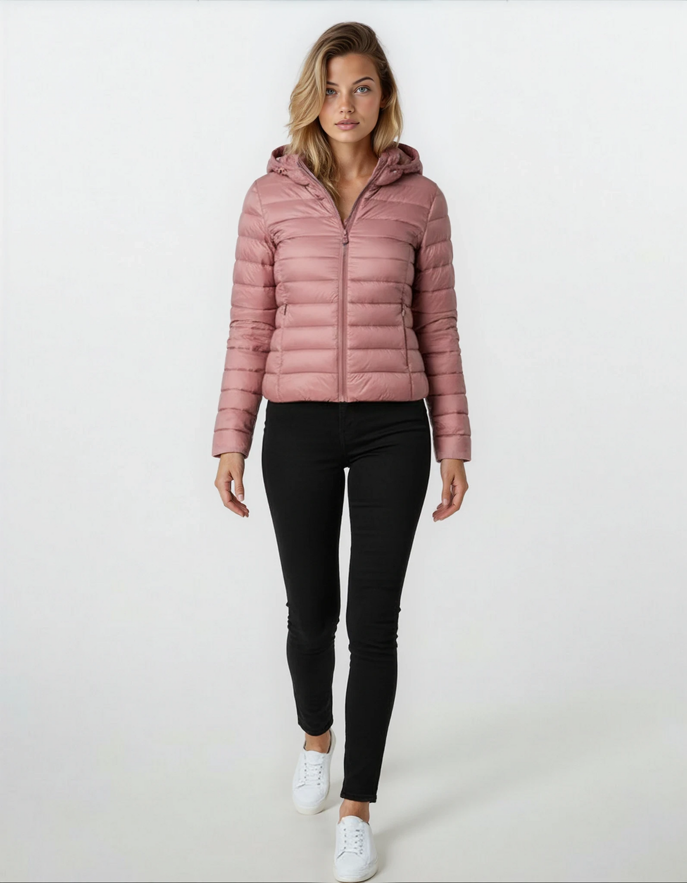 ILONA | Pikowany Płaszcz Wodoodporny