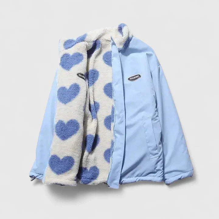 VEA | Dwustronna Kurtka z Mieszkanki Wełny