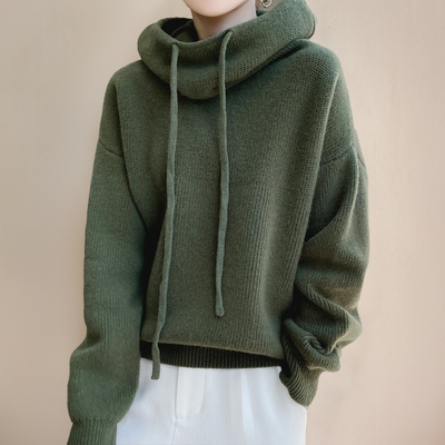 LIAH | Elegancki sweter z golfem